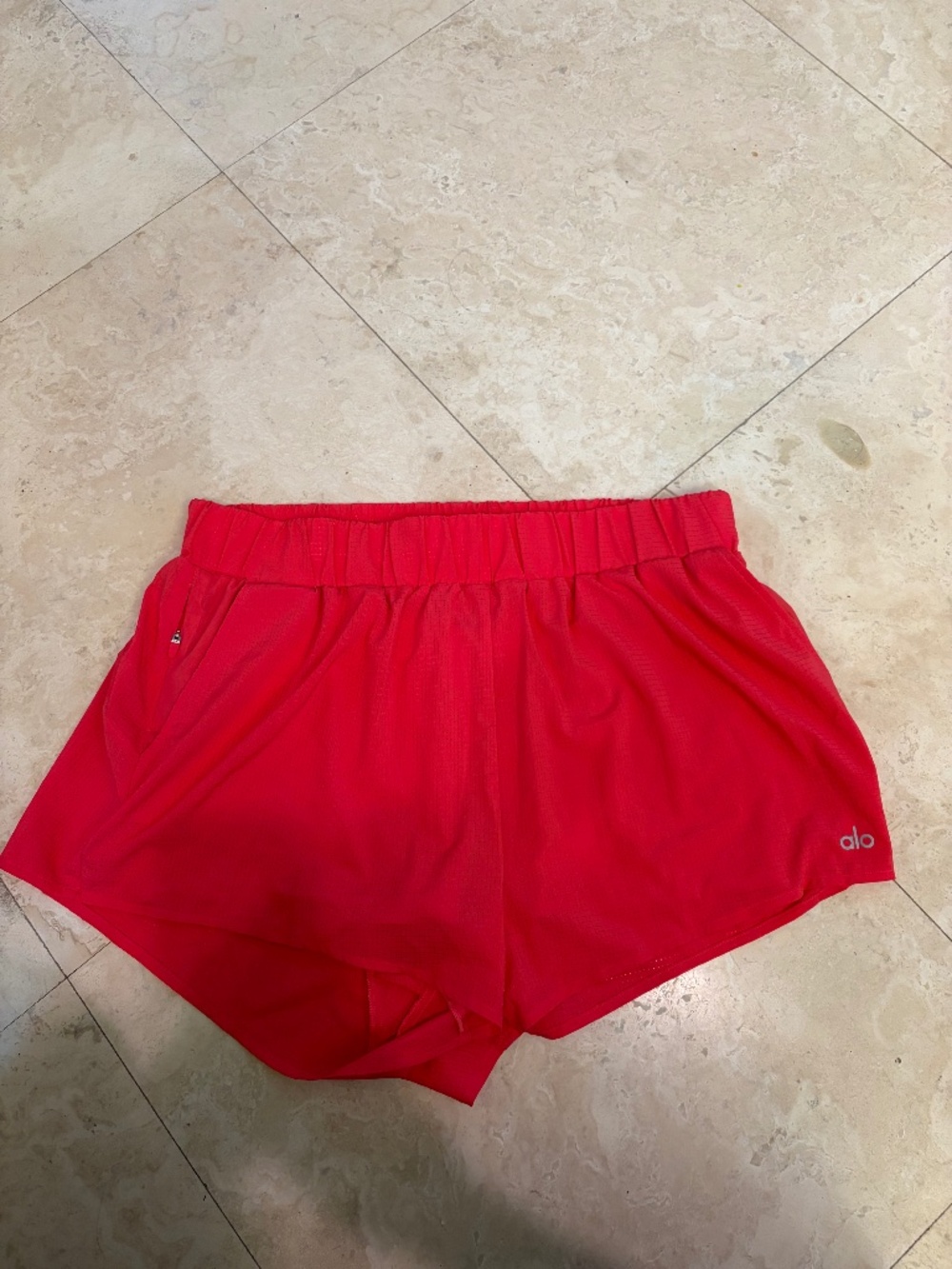 Alo Red Shorts Size Large